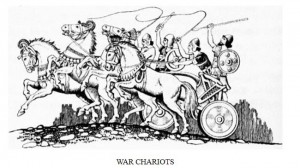 13 war chariots